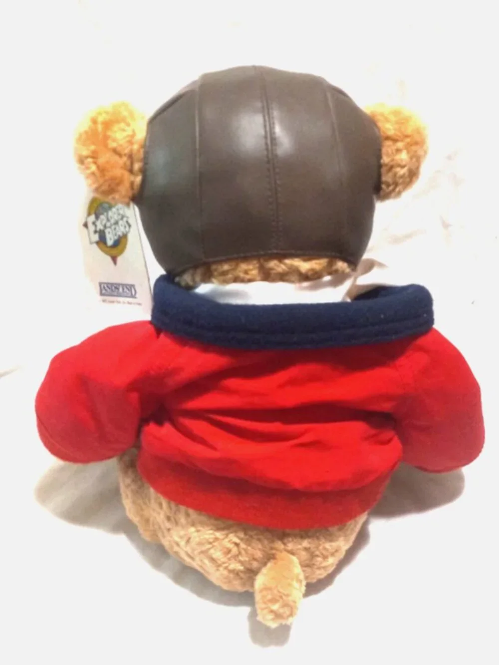 Vintage 1997 Lands' End Aviator Explorer Teddy Bear Plush Bearon Von Oops